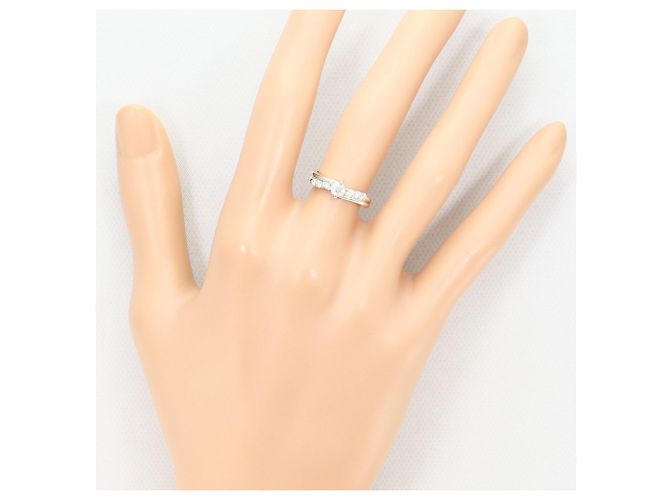 Autre Marque PT900 Platinring mit Diamant - Ansicht 7