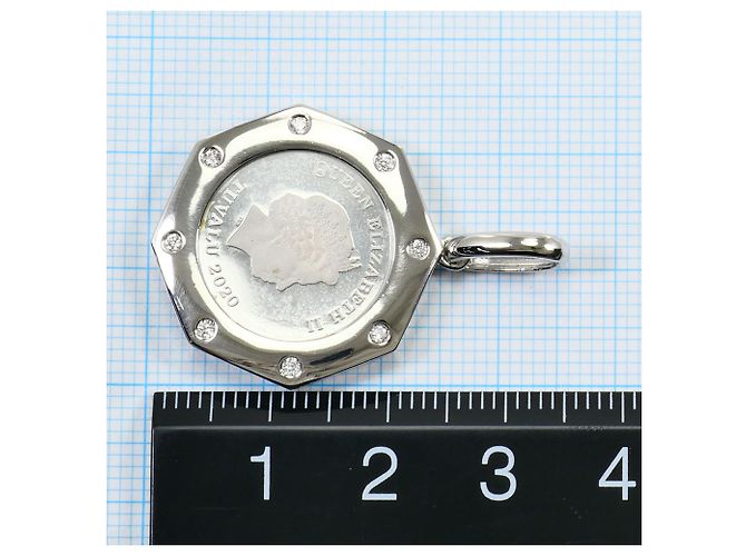 Autre Marque Pendente in platino e diamanti - vista 5