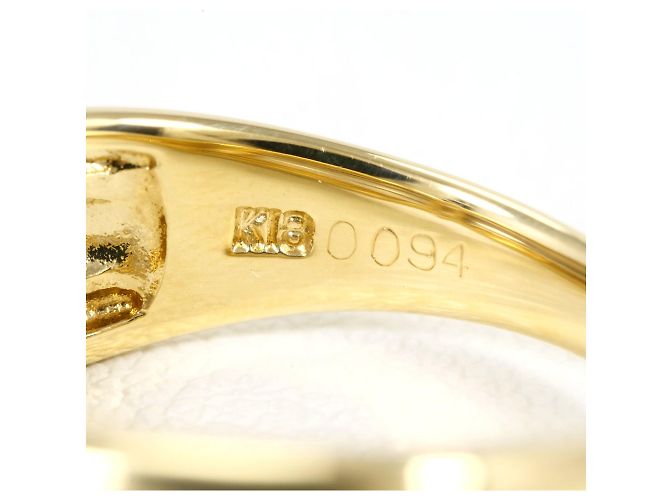 Autre Marque Ehering aus PT900 Platin und 18K Gelbgold - Ansicht 5