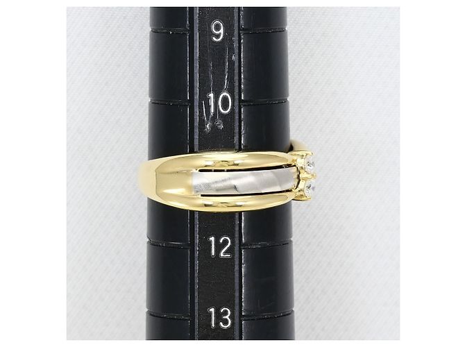 Autre Marque Ehering aus PT900 Platin und 18K Gelbgold - Ansicht 8