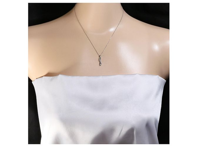 Autre Marque Collana elegante in platino e diamanti - vista 5