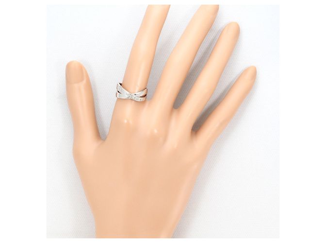 Autre Marque Ehering aus Weißgold mit Diamant Golden - Ansicht 6