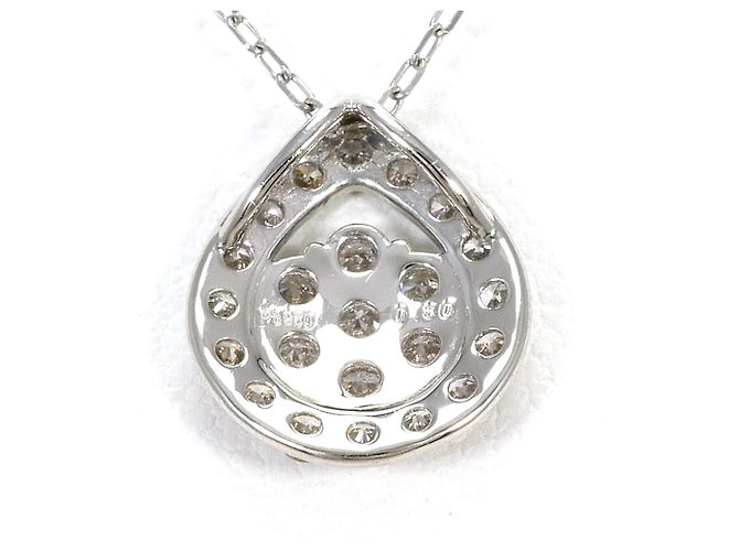 Autre Marque Collar de platino PT900 con diamante - vista 3
