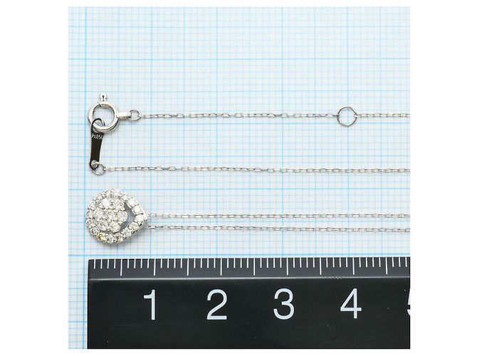 Autre Marque Collar de platino PT900 con diamante - vista 4