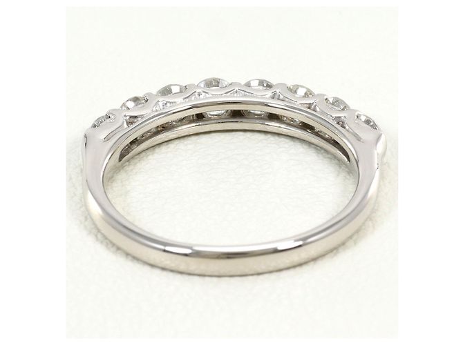 Autre Marque Platin-Ehering mit Diamant - Ansicht 3