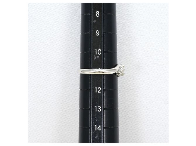 Autre Marque PT900 Platin-Bandring mit Diamant - Ansicht 7