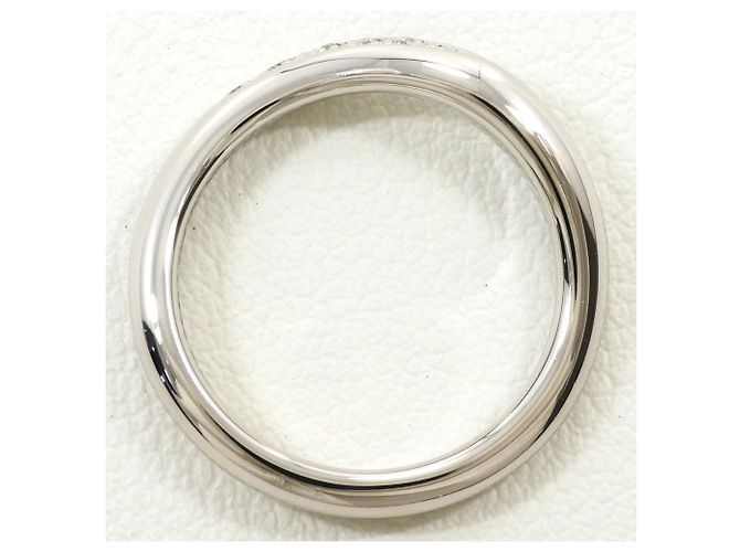 Autre Marque Platinband-Ring PT950 mit Diamant - Ansicht 2