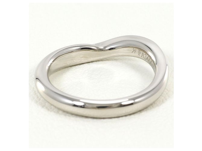 Autre Marque Platinband-Ring PT950 mit Diamant - Ansicht 3
