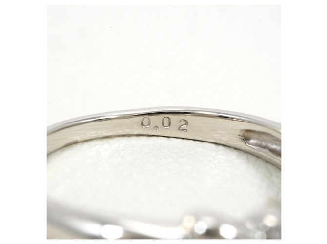 Autre Marque Platin-Bandring mit Diamant und Tanzanit - Ansicht 5