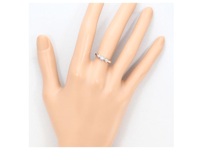 Autre Marque Platin-Bandring mit Diamant und Tanzanit - Ansicht 6
