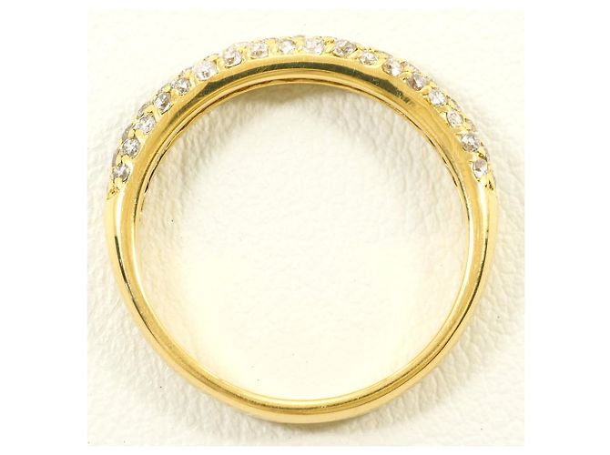 Autre Marque Anello fede in oro giallo 18K e diamanti D'oro - vista 3