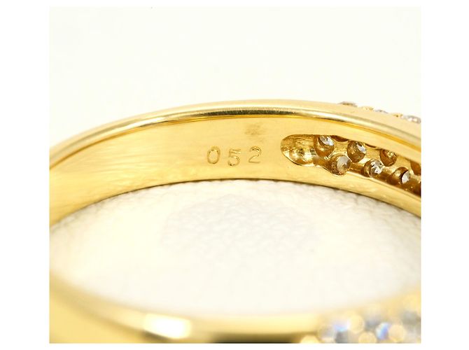Autre Marque Anello fede in oro giallo 18K e diamanti D'oro - vista 6