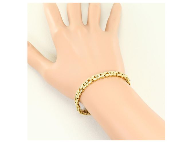 Autre Marque Bracciale con charm in oro giallo 18K e diamanti D'oro - vista 5