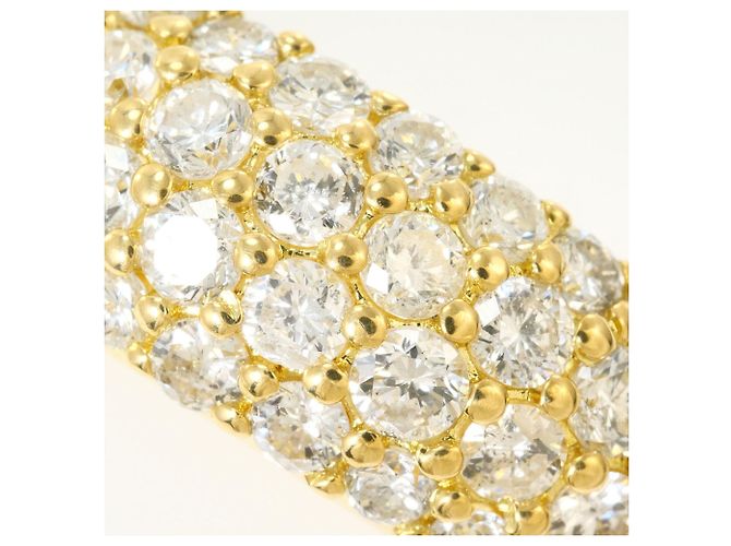 Autre Marque Bandring aus 18K Gelbgold mit Diamant Golden - Ansicht 2