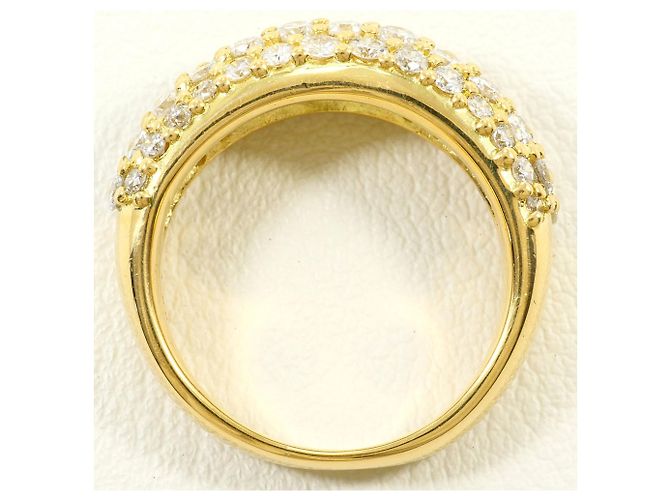 Autre Marque Bandring aus 18K Gelbgold mit Diamant Golden - Ansicht 3
