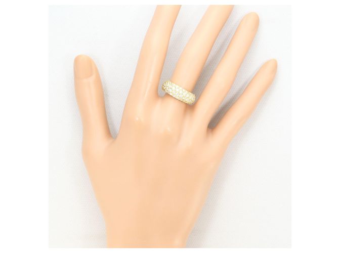 Autre Marque Bandring aus 18K Gelbgold mit Diamant Golden - Ansicht 7