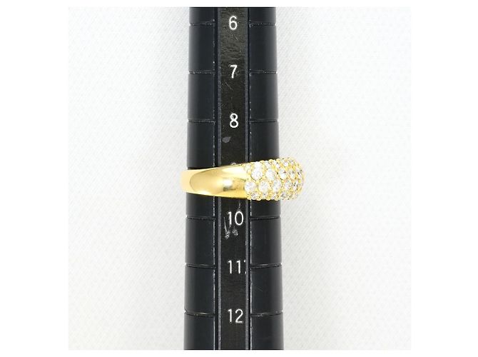 Autre Marque Bandring aus 18K Gelbgold mit Diamant Golden - Ansicht 8