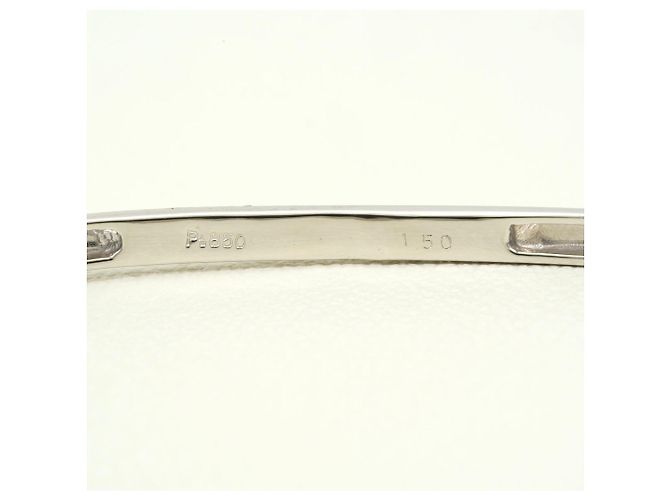 Autre Marque Bangles in platino PT850 con diamanti - vista 5