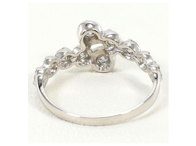 Autre Marque Platin-Ring mit Diamant - Ansicht 3