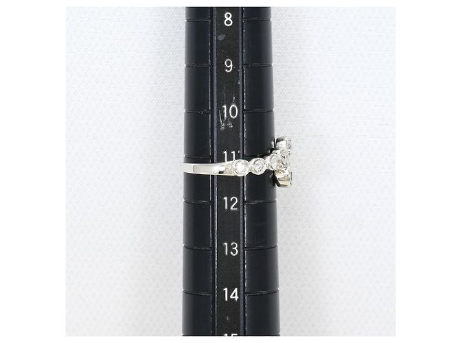 Autre Marque Platin-Ring mit Diamant - Ansicht 7