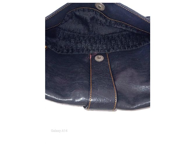 Borsa a tracolla Christian Dior in pelle nera Nero - vista 3