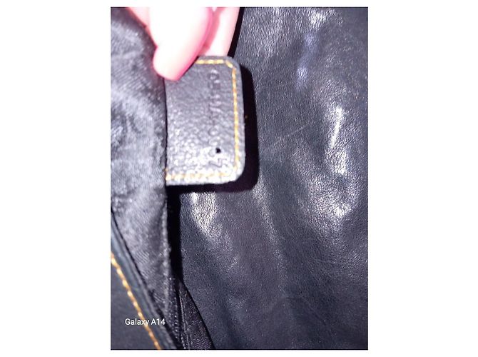 Borsa a tracolla Christian Dior in pelle nera Nero - vista 5