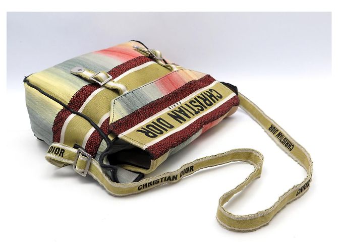 BORSA A TRACCOLLA CHRISTIAN DIOR DIORCAMP MESSENGER TOILE DIORAURA Multicolore - vista 6