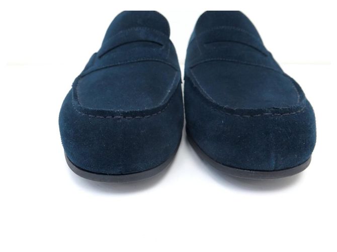 NEUE JM WESTON 180 LOAFER SPECIAL ORDER 9D 42 SCHUHSPANNER Marineblau - Ansicht 4