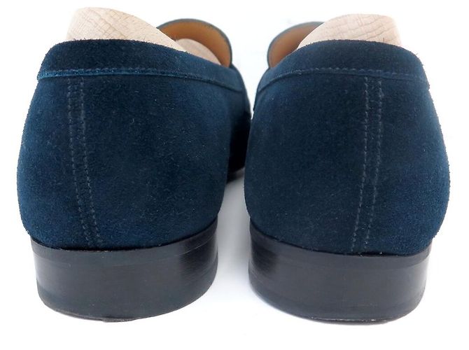 NEUE JM WESTON 180 LOAFER SPECIAL ORDER 9D 42 SCHUHSPANNER Marineblau - Ansicht 5