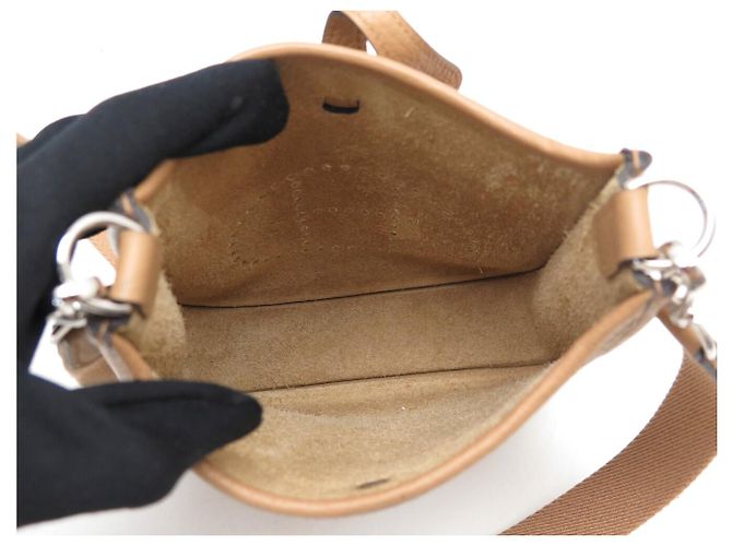 Hermès NUOVA BORSA HERMES EVELYNE 16 AMAZONE IN PELLE CLEMENCE CHAI BORSA A TRACCOLLA Cammello - vista 8