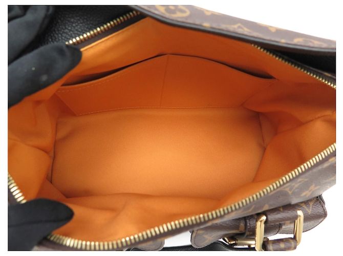 NUOVO LOUIS VUITTON MANHATTAN PM TOILE MONOGRAM M44207 HAND BAG Marrone - vista 15