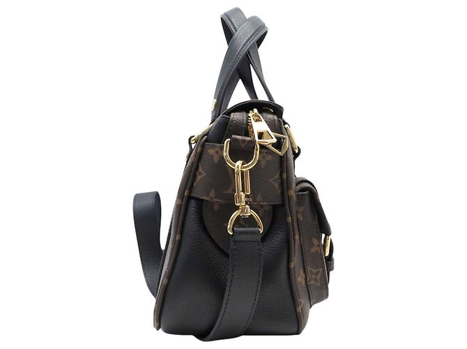 NUOVO LOUIS VUITTON MANHATTAN PM TOILE MONOGRAM M44207 HAND BAG Marrone - vista 3