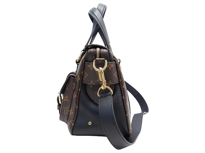 NUOVO LOUIS VUITTON MANHATTAN PM TOILE MONOGRAM M44207 HAND BAG Marrone - vista 4