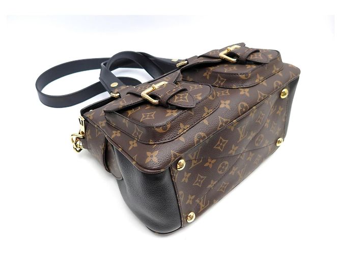 NUOVO LOUIS VUITTON MANHATTAN PM TOILE MONOGRAM M44207 HAND BAG Marrone - vista 5