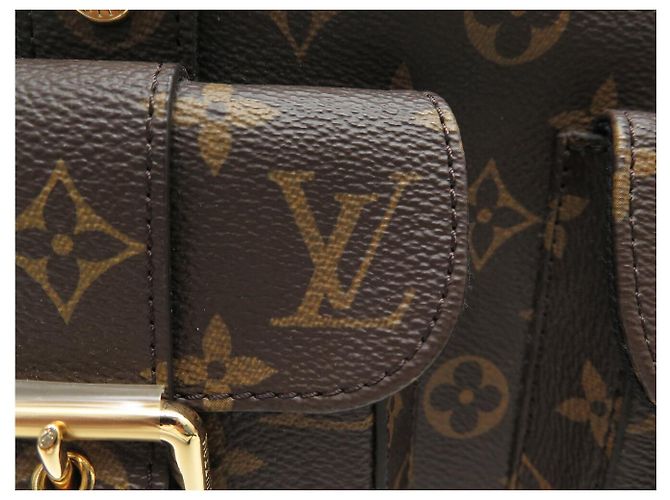 NUOVO LOUIS VUITTON MANHATTAN PM TOILE MONOGRAM M44207 HAND BAG Marrone - vista 8