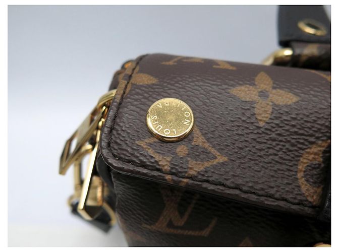 NUOVO LOUIS VUITTON MANHATTAN PM TOILE MONOGRAM M44207 HAND BAG Marrone - vista 9