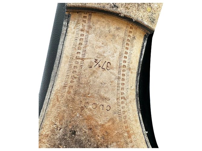 Mocassini Gucci Horsebit in pelle di vitello nera Nero - vista 13