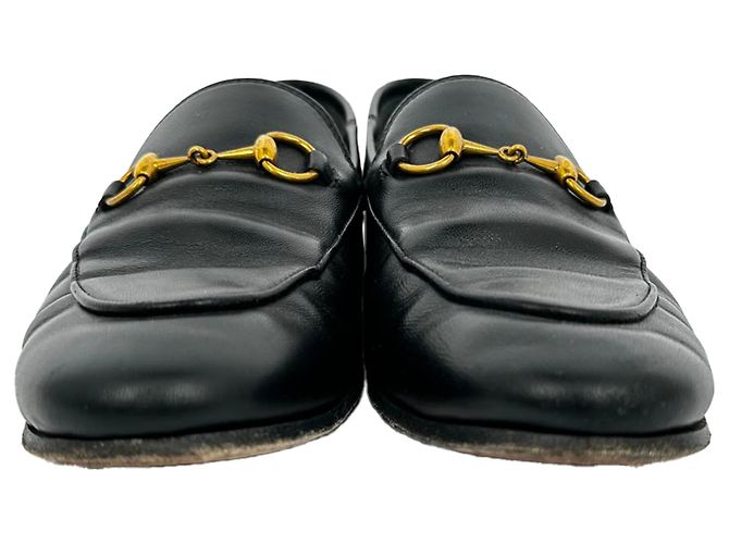 Mocassini Gucci Horsebit in pelle di vitello nera Nero - vista 3