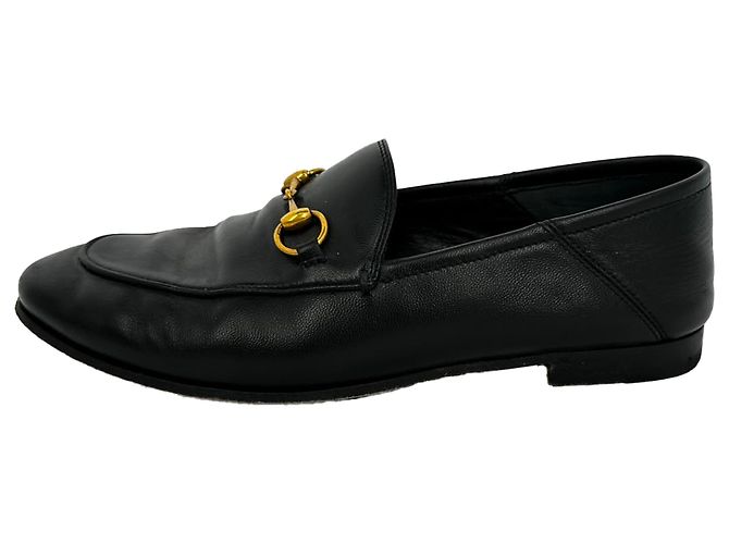 Mocassini Gucci Horsebit in pelle di vitello nera Nero - vista 7