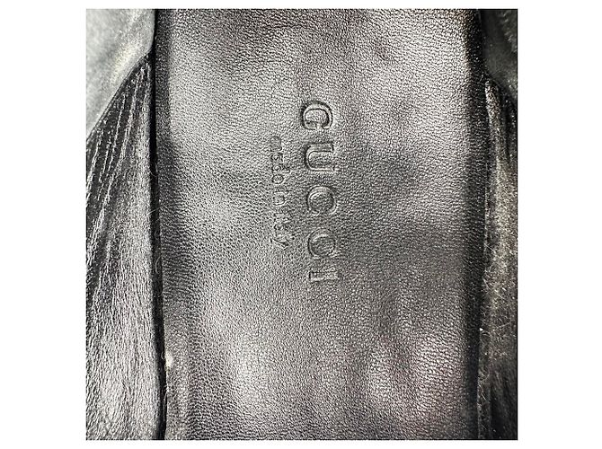 Mocassini Gucci Horsebit in pelle di vitello nera Nero - vista 8