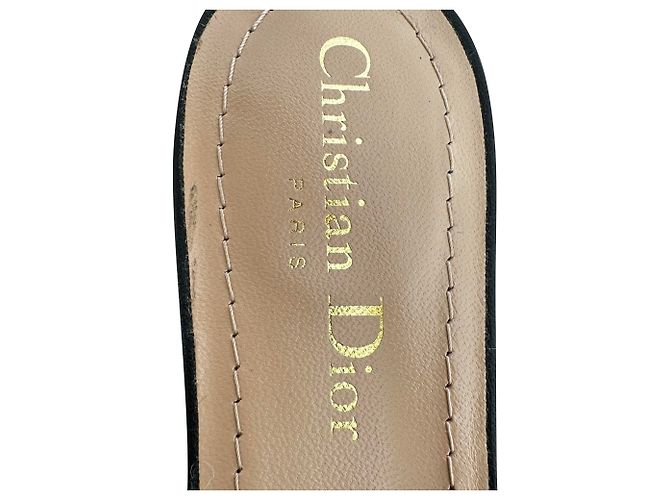 Dior J'Adior Slingback Ballerinas aus schwarzem Polyester - Ansicht 9