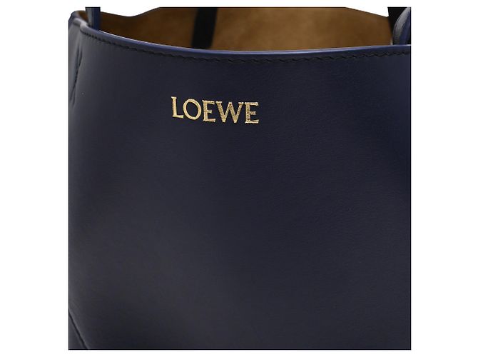 Borsa Tote Loewe Puzzle Fold in pelle nera Nero - vista 10