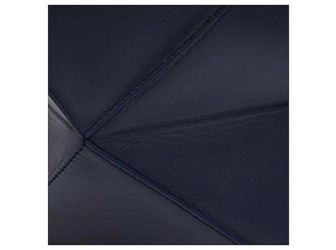 Borsa Tote Loewe Puzzle Fold in pelle nera Nero - vista 11
