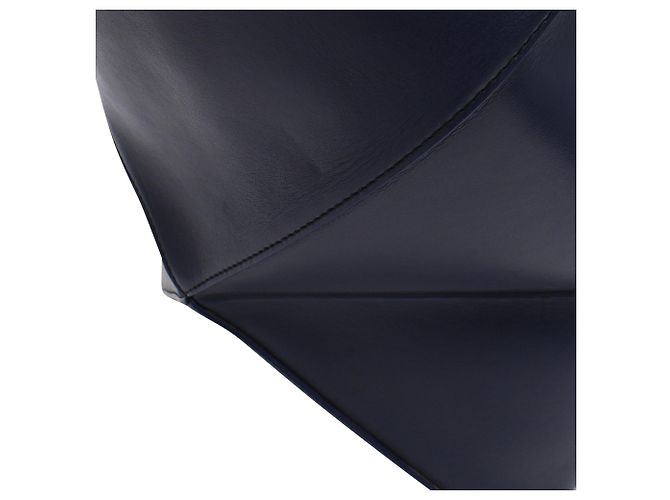 Borsa Tote Loewe Puzzle Fold in pelle nera Nero - vista 14
