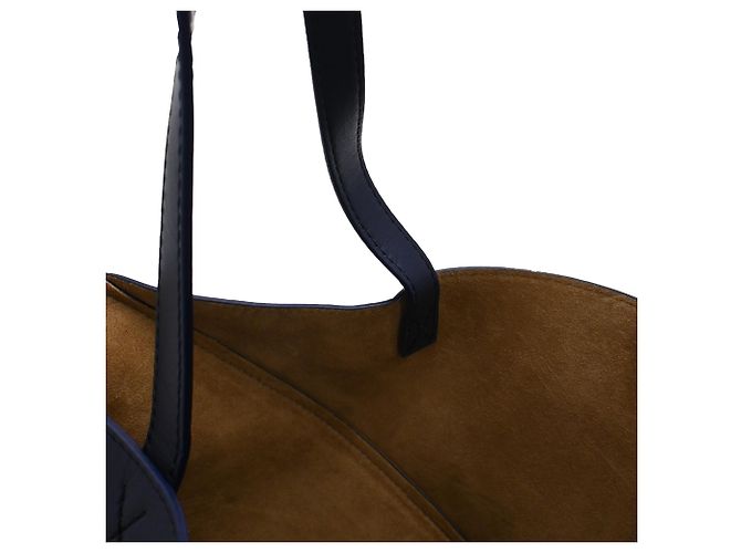 Borsa Tote Loewe Puzzle Fold in pelle nera Nero - vista 18