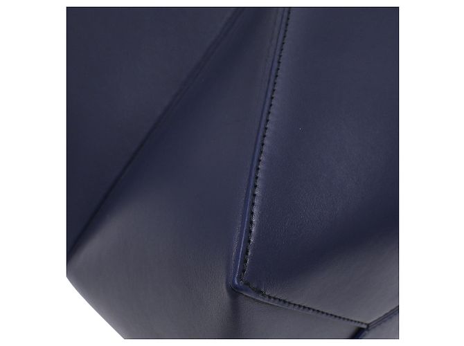 Borsa Tote Loewe Puzzle Fold in pelle nera Nero - vista 20