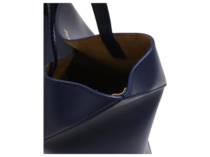 Borsa Tote Loewe Puzzle Fold in pelle nera Nero - vista 25