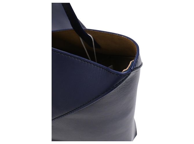 Borsa Tote Loewe Puzzle Fold in pelle nera Nero - vista 26