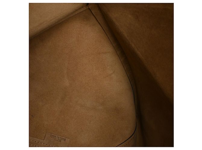 Borsa Tote Loewe Puzzle Fold in pelle nera Nero - vista 7