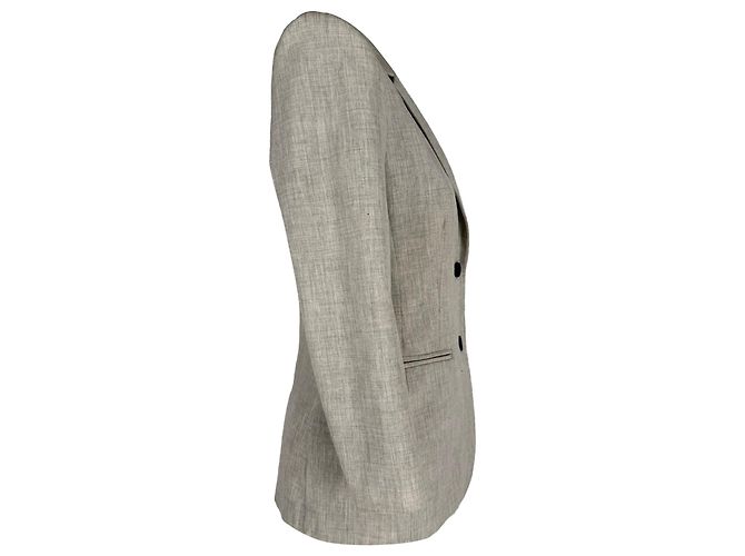 Blazer monopetto The Row in poliestere grigio - vista 2